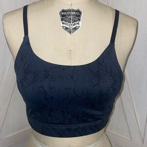 all fenix snakeskin print sports bra